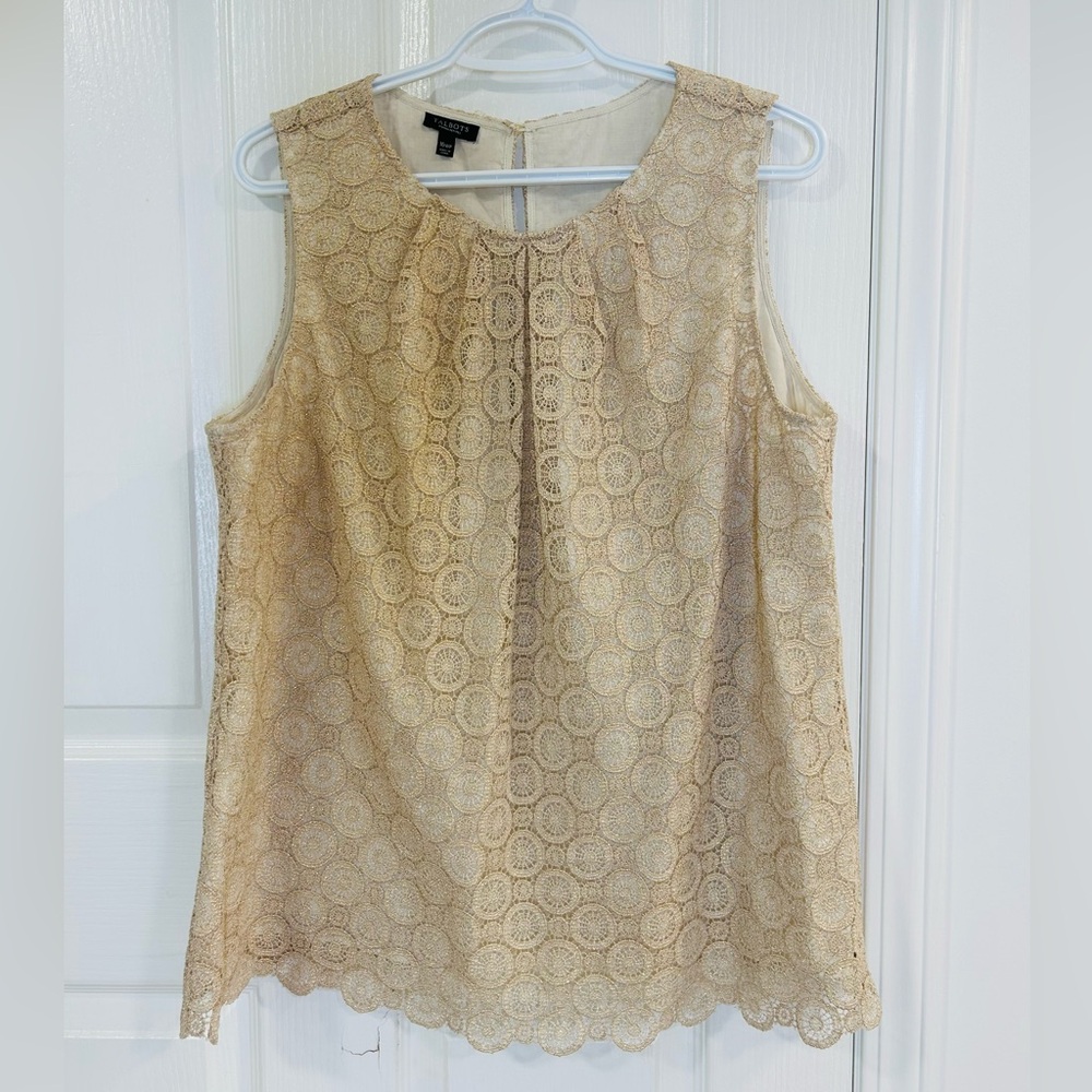 Talbots Gold Camisole tank Top